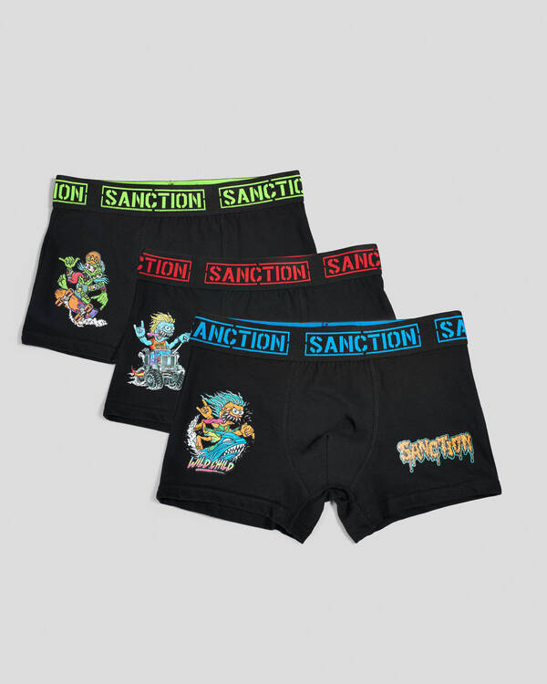 Monsters Fitted Boxer Shorts 3 Pack