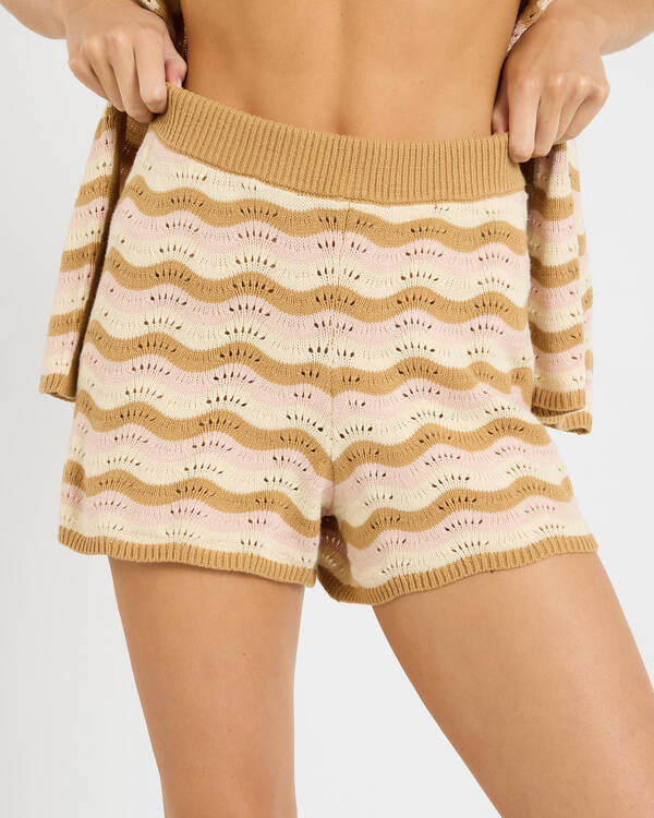 Aries Stripe Knit Shorts