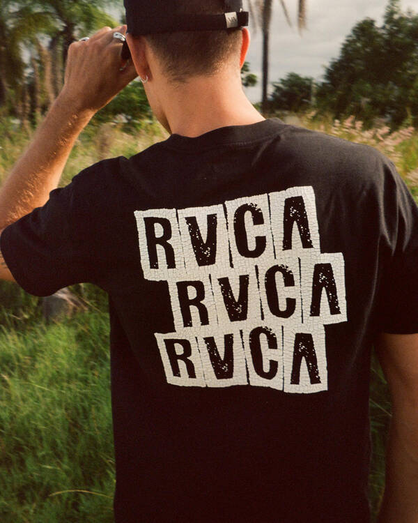 Blocked Rvca T-Shirt