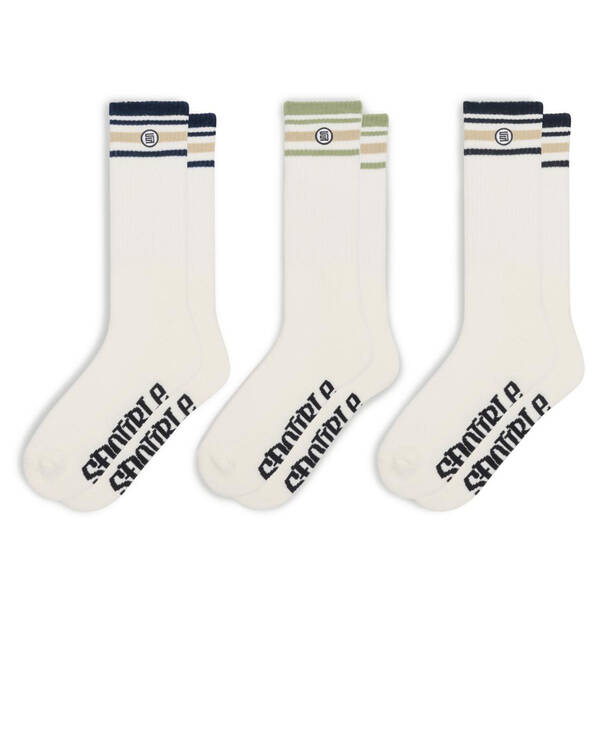 Stripe S-Dot Socks 3 Pack