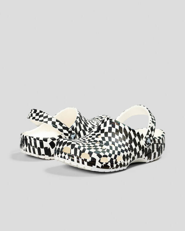 Classic Warped Checker Clogs