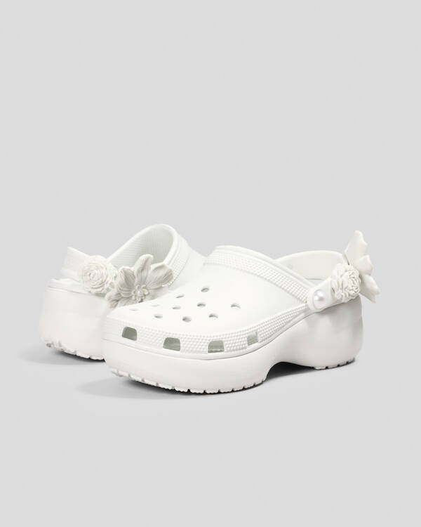 Platform Bouquet Clogs