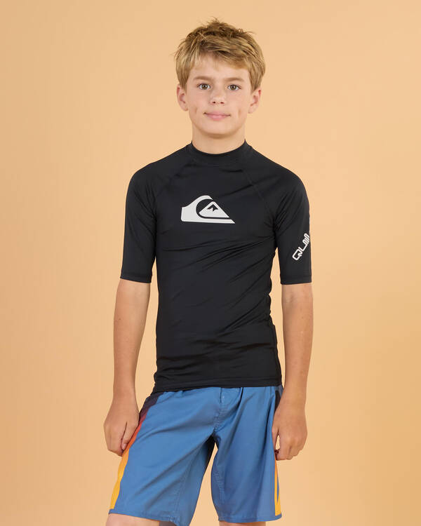 All Time Boy's Short Sleeve Rash Vest