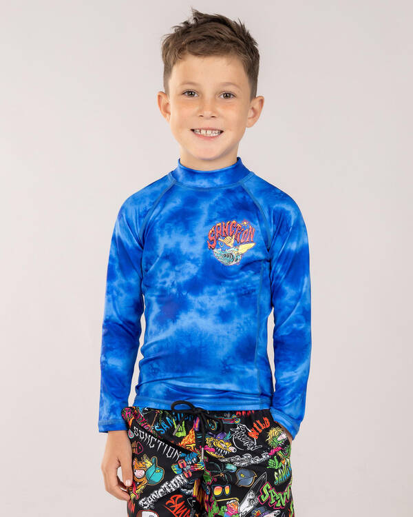Scrap Long Sleeve Rash Vest