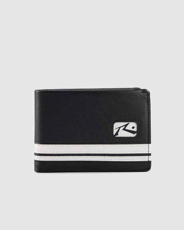 White Lines Leather Wallet