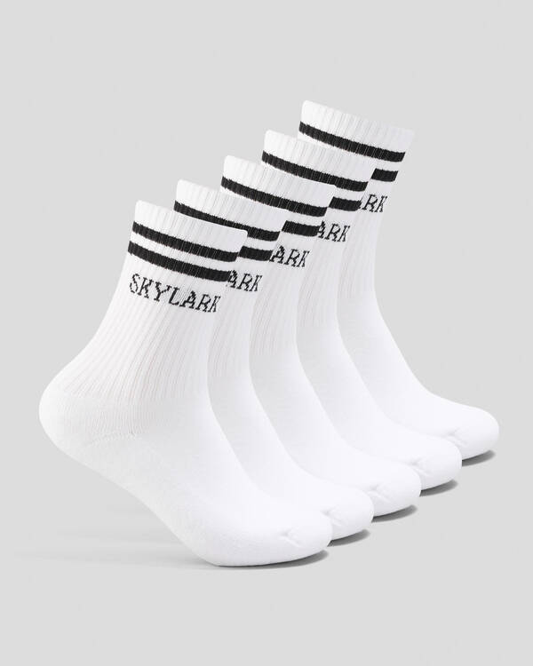 Chain Crew Socks 5 Pack