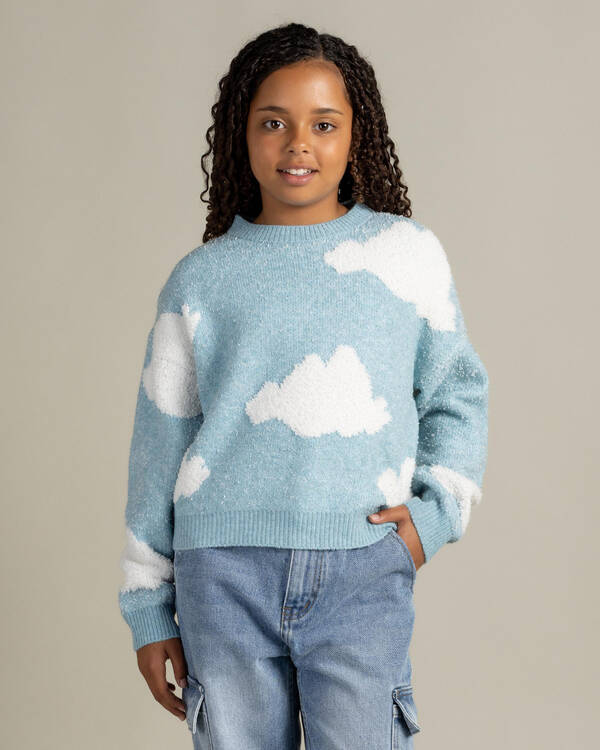Girls Cloudy Knit Jumper
