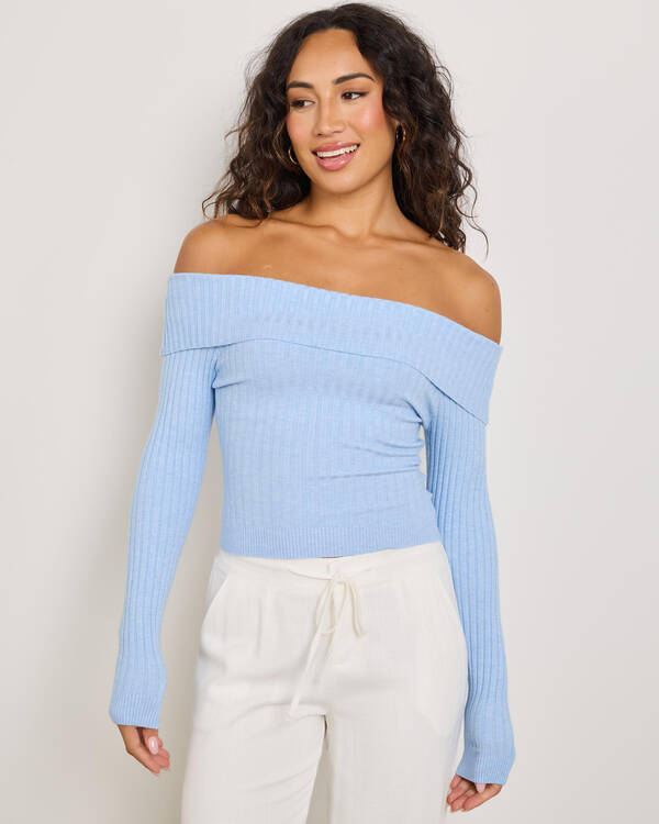 Ari Off Shoulder Knit Top