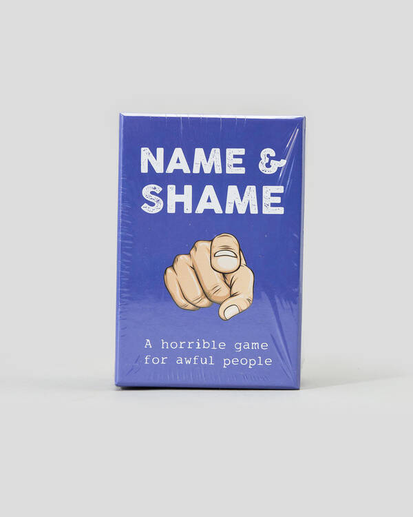 Name & Shame Card Game