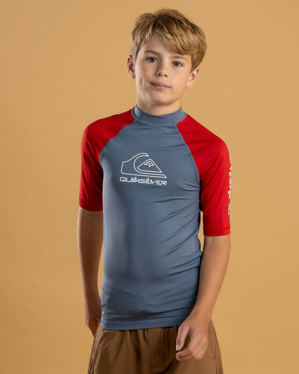 On Tour Boy's Short Sleeve Rash Vest