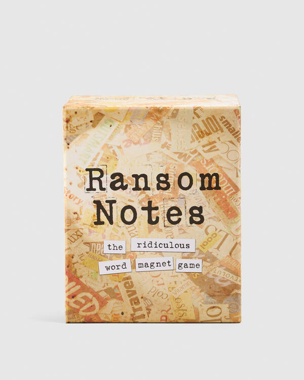 Ransom Notes The Ridiculous Word Magnet Game