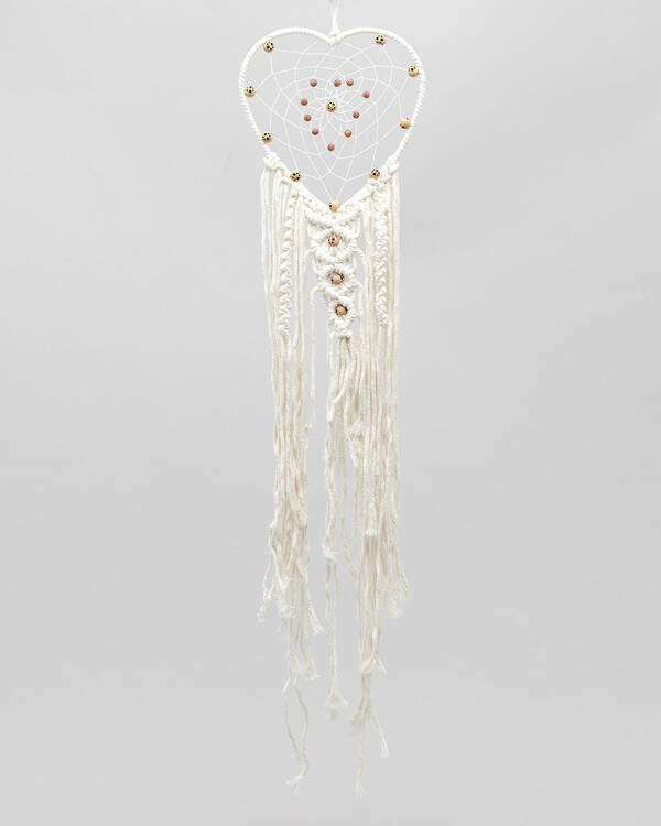 Beaded Heart Dream Catcher