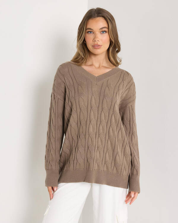 Cambridge V Neck Knit Jumper