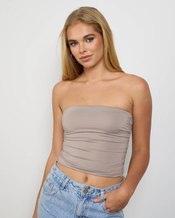 Basic Ruche Tube Top