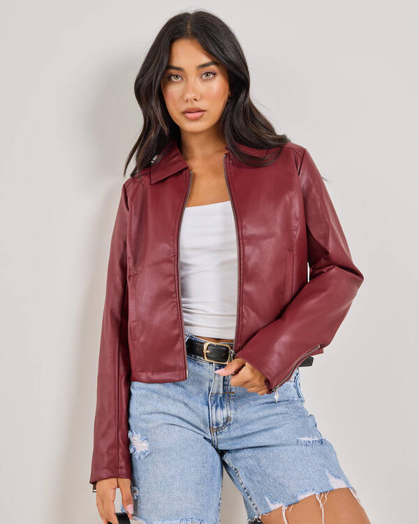 Izzy Faux Leather Jacket