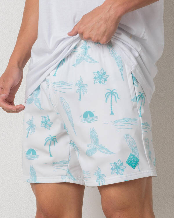 Recline Elastic Waist Shorts