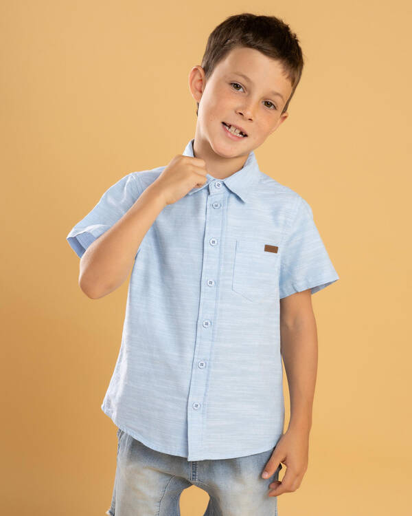 Toddlers' Integral Short Sleeve Shirt