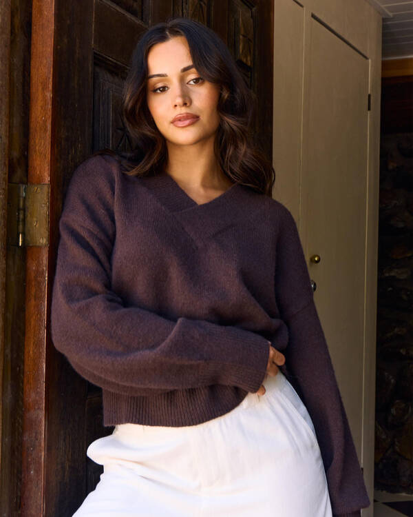 Revival V Neck Knit Jumper