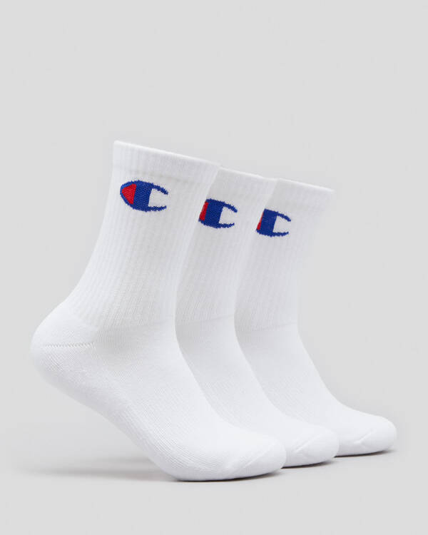 Junior Boys' Medium Sport C Logo Crew Socks