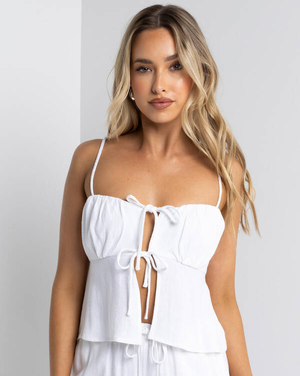 Zelm Dallis Tie Front Top