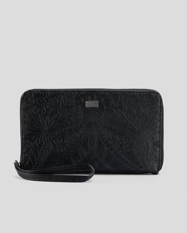 Mandala Embossed Travel Wallet