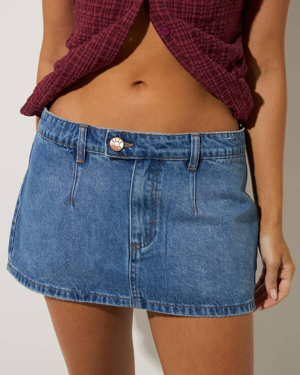 Solene Denim Skort