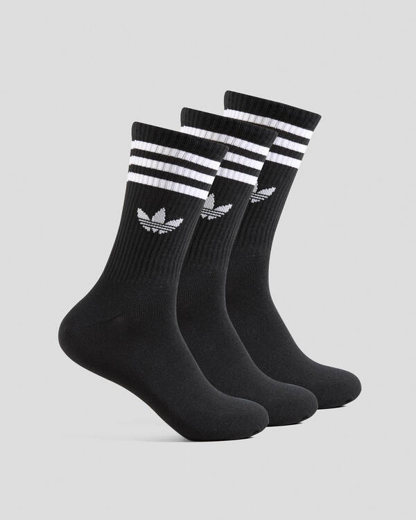 3 Stripe Crew Socks