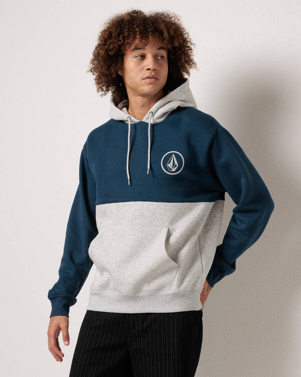 Stone Coin Pullover Fleece Hoodie