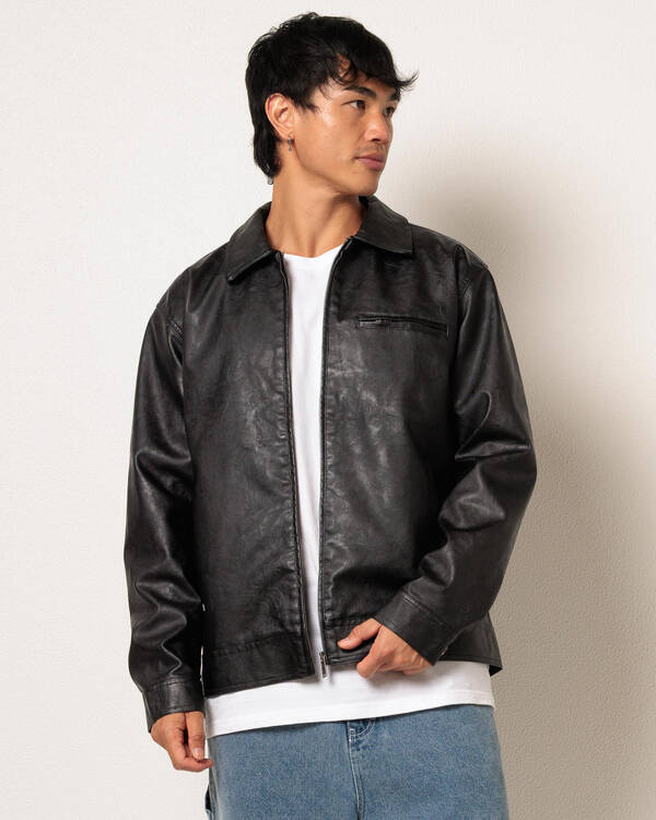 Regalia Faux Leather Jacket