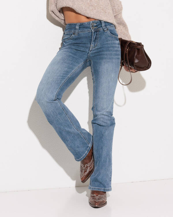 Jawbreaker Low Waist Flare Jeans