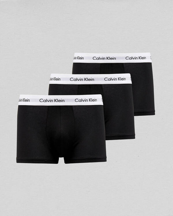 Cotton Stretch Low Rise Trunks 3 Pack