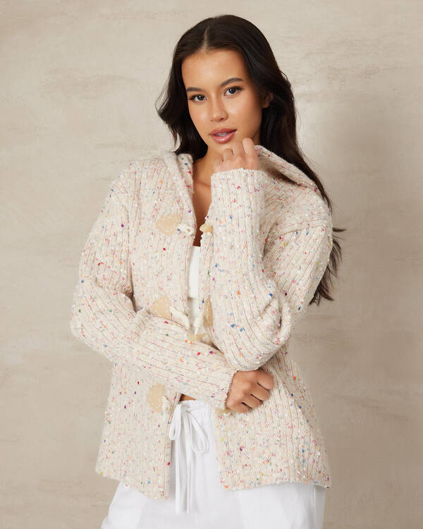 Sam Hooded Knit Cardigan