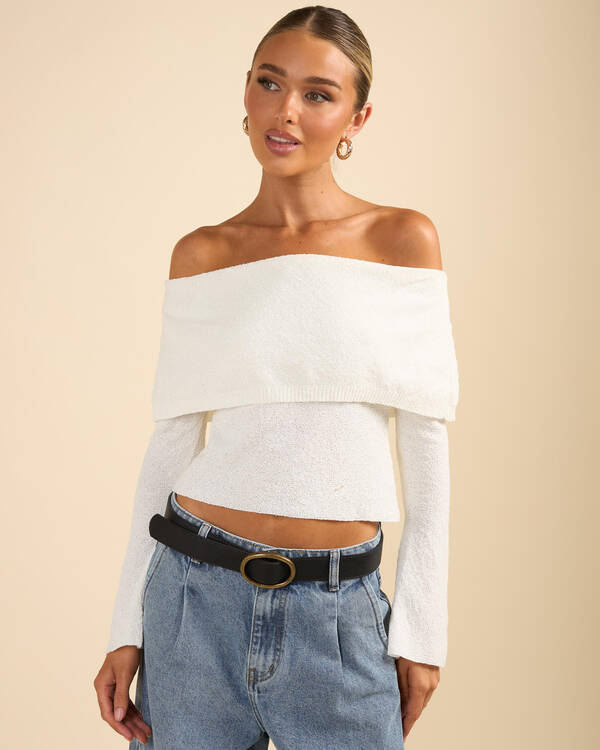Dixie Off Shoulder Knit Top