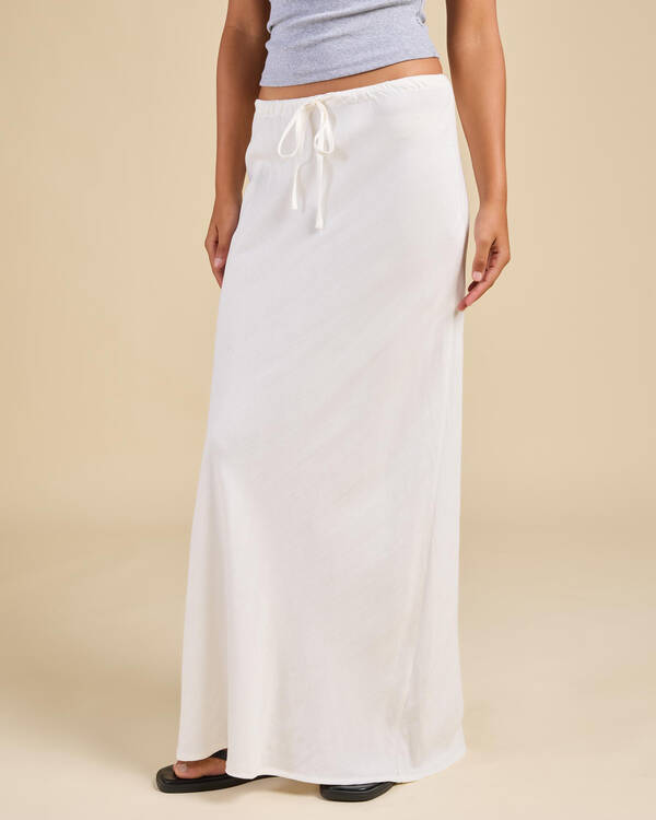 Bias Cut Maxi Skirt