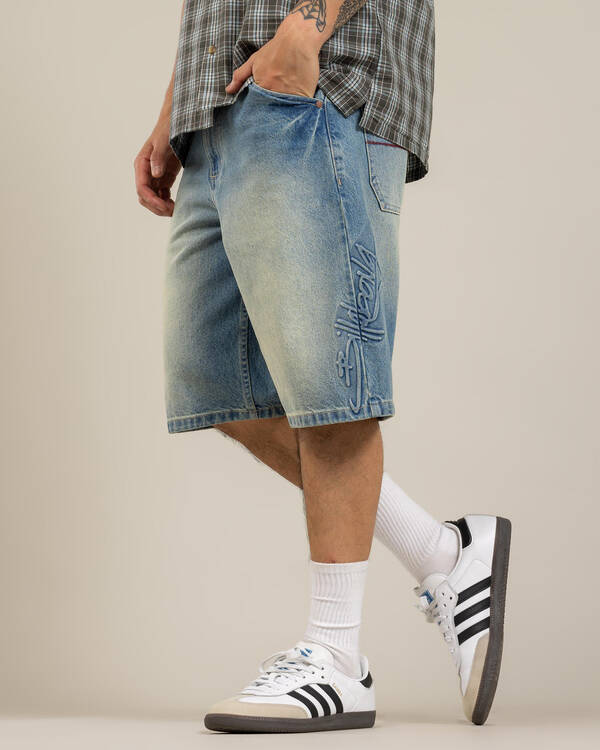 Script Smoko Denim Shorts