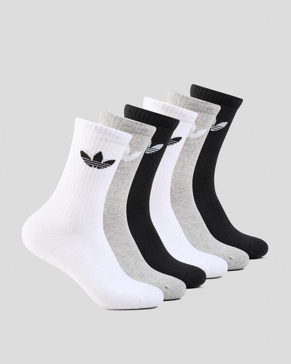 Trefoil Crew Socks 6 Pack