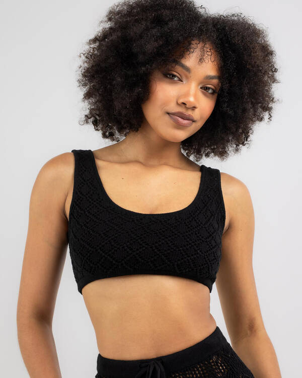 Andrina Crochet Ultra Crop Top