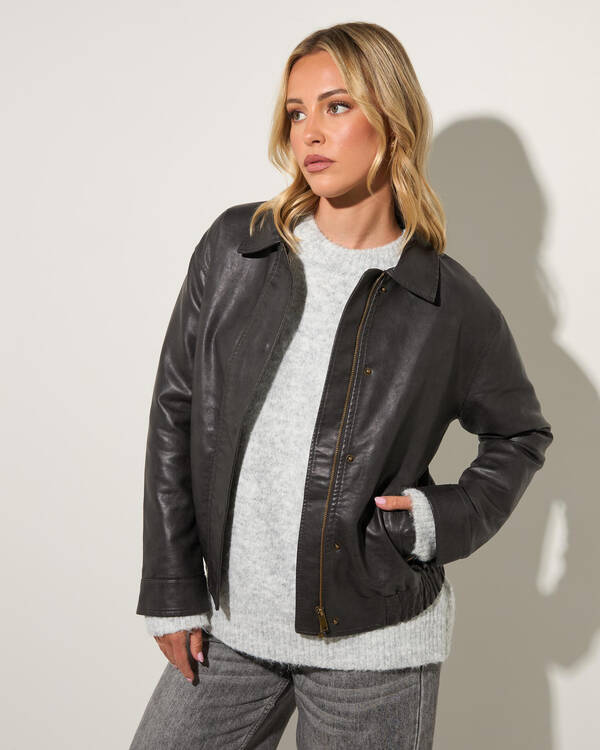 Harley Faux Leather Jacket