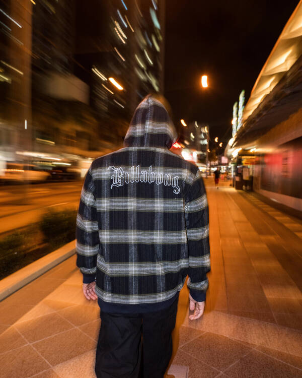 Warped Zip Thru Hooded Jacket