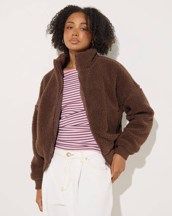 Mortiz Teddy Bomber Jacket