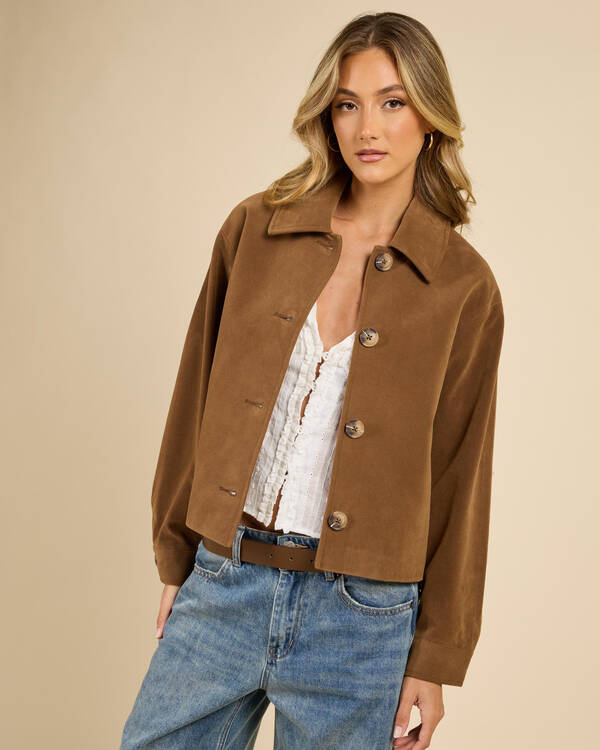 Joplin Faux Suede Jacket