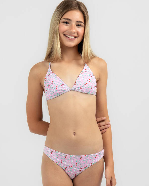 Strawberry Fields Triangle Bikini Set