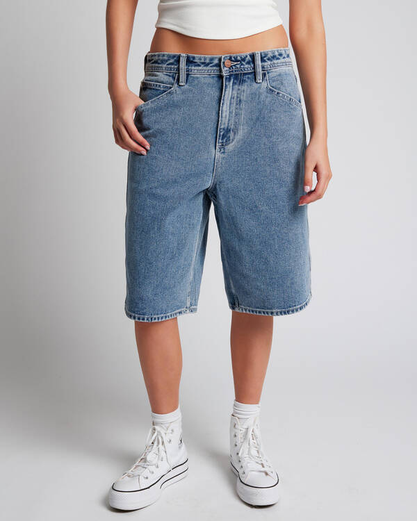Chainmail Denim Shorts