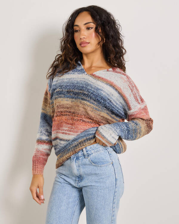 Bronte Hooded Knit Jumper