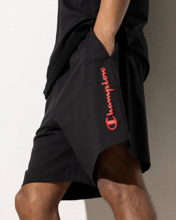 Puff Script Jersey Shorts