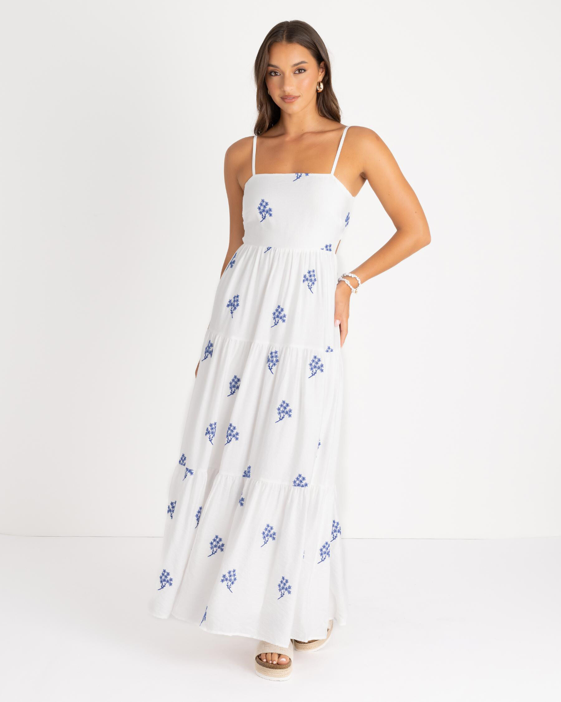 boho maxi dress nz Erika Peña LOLA BOHEMIAN HALTER MAXI DRESS Black / O/S main image 0
