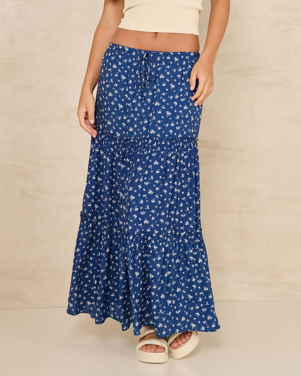 Indigo Maxi Skirt