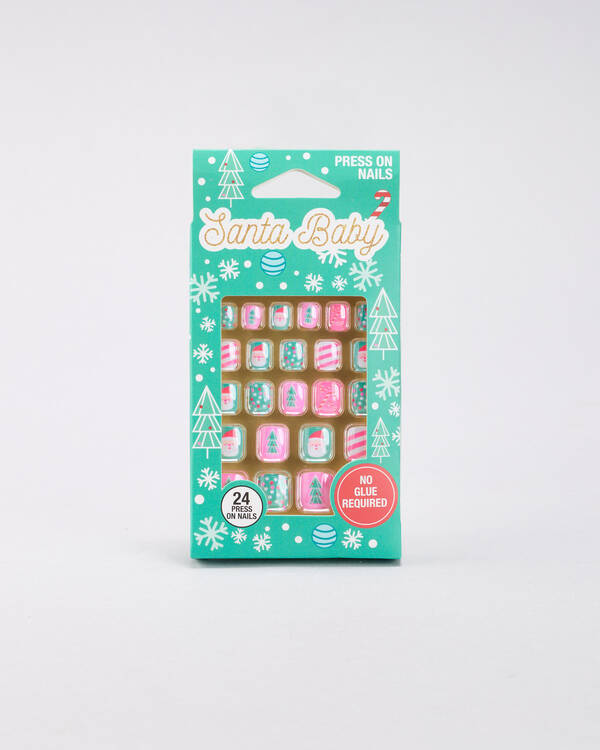 Festive Santa Baby Press On Nail Pack