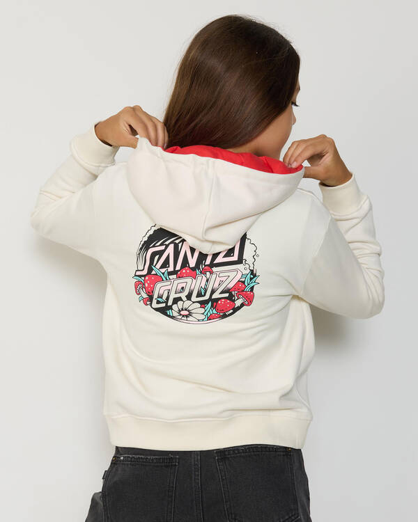 Mushroom Wave Dot Splice Hoodie