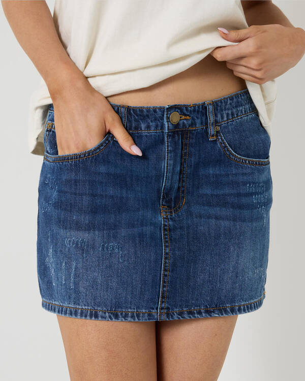 Frankie Denim Mini Skirt